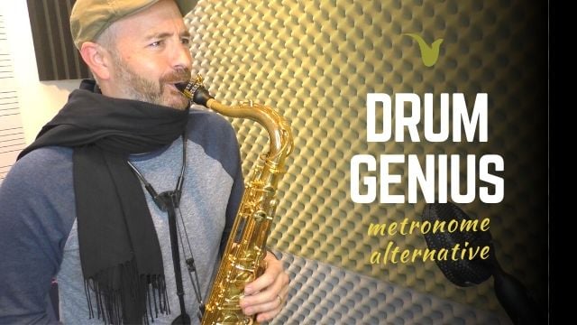 Drum Genius App for saxophone practice