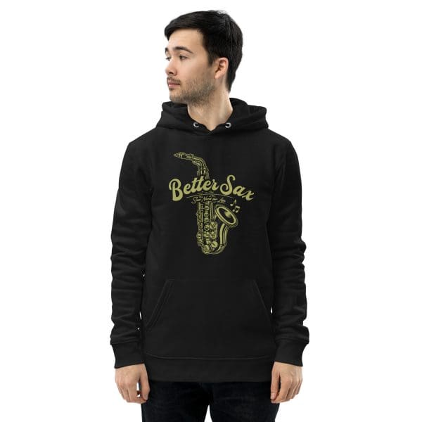 Premium BetterSax Vintage Alto Design Hoodie - Image 4