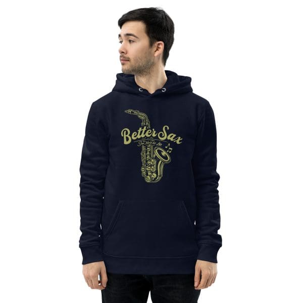 Premium BetterSax Vintage Alto Design Hoodie - Image 3
